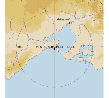Topographic map showing site location