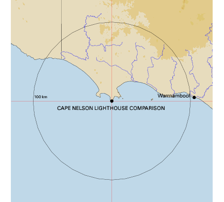 Topographic map showing site location