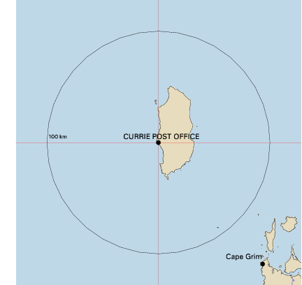 Topographic map showing site location