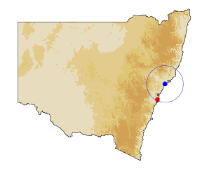 Geographic location of site
