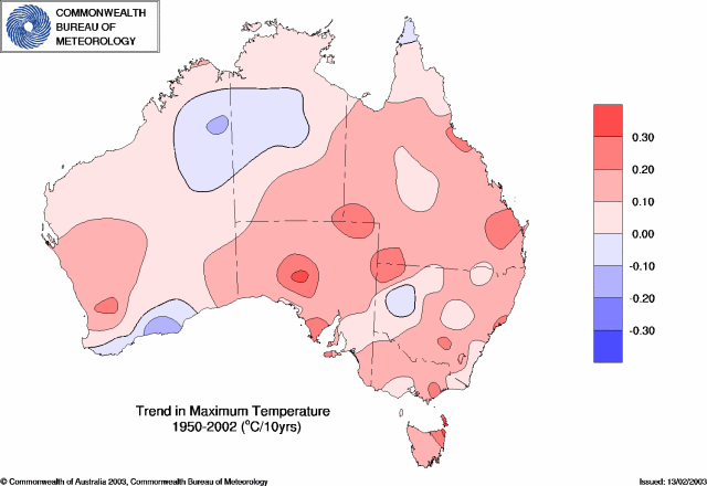 Annual Max. Temp. Trend