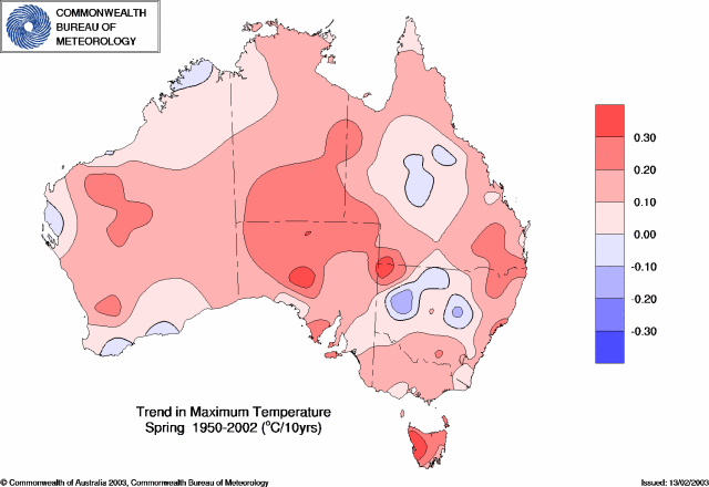 Spring Max. Temp. Trend