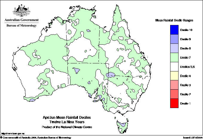 La Ni&ntilde;a Onset Year: April-June