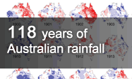 118 years of Australian rainfall