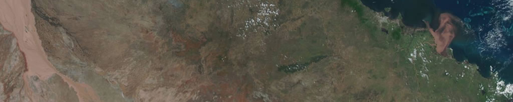 Photo: Real colour (RGB) satellite image of tropical Queensland from Himawari-8 on 11 February 2019