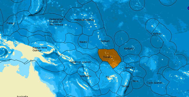 Map showing location of this country