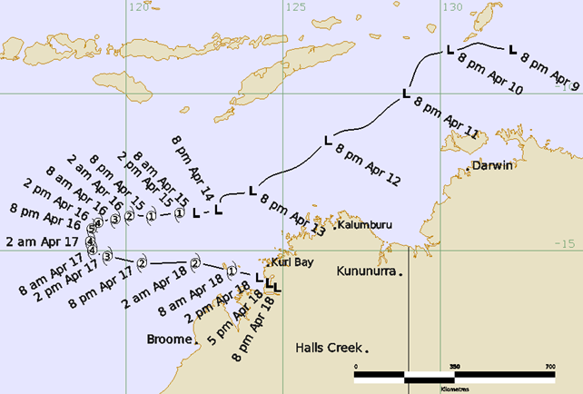 Best Track of Tropical Cyclone Errol