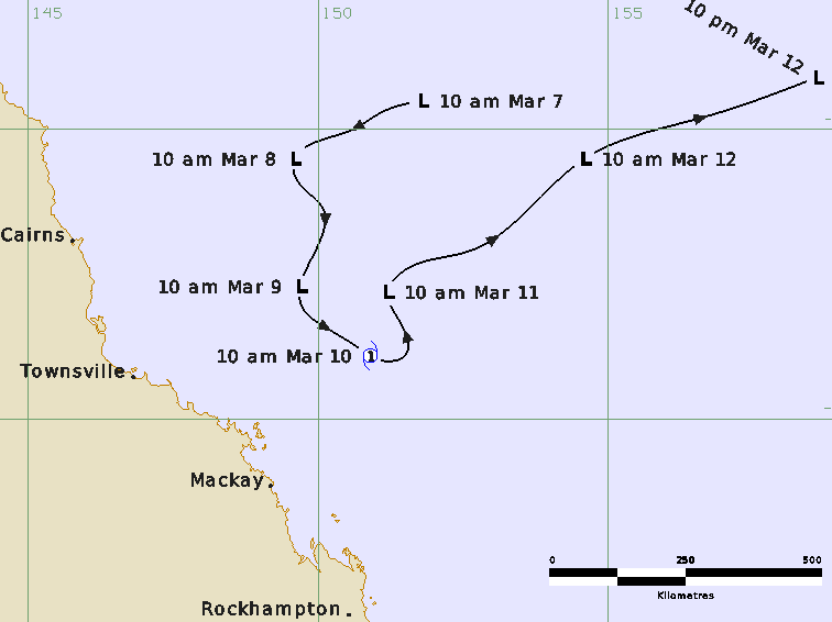 Best Track of Tropical Cyclone Hadi