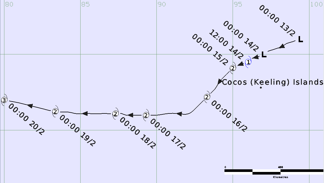 Best Track of Tropical Cyclone Jack