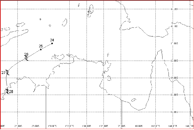 Track map for this tropical cyclone