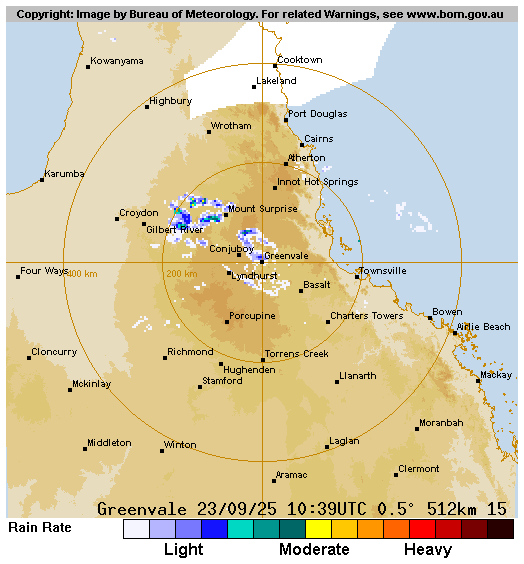 512 km composite Greenvale Radar