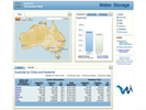 Screen shot of Water Storage website