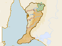 Figure A1. Map of surface water management areas in the Adelaide region