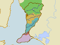 Figure P3. Map of the surface water catchments in the Adelaide region