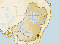 Figure P2. Location map of the Canberra region in the context of the Murray-Darling Basin