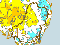 Figure C5. Annual evapotranspiration deciles for the MDB region during 2009–10