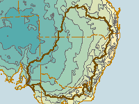 Figure C7. Average annual evapotranspiration for the MDB region, based on data collected 1911–2010