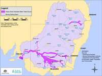 Figure R1. Map of interstate trading areas within the MDB region