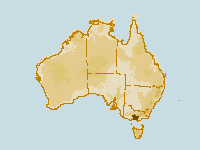 Figure P.1 Location map of the Melbourne region within Australia