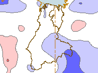 Figure C1. Map of annual rainfall deciles for the Ord region during 2009–10
