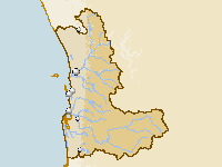 Figure P5. Location map of the major reservoirs within the Perth region