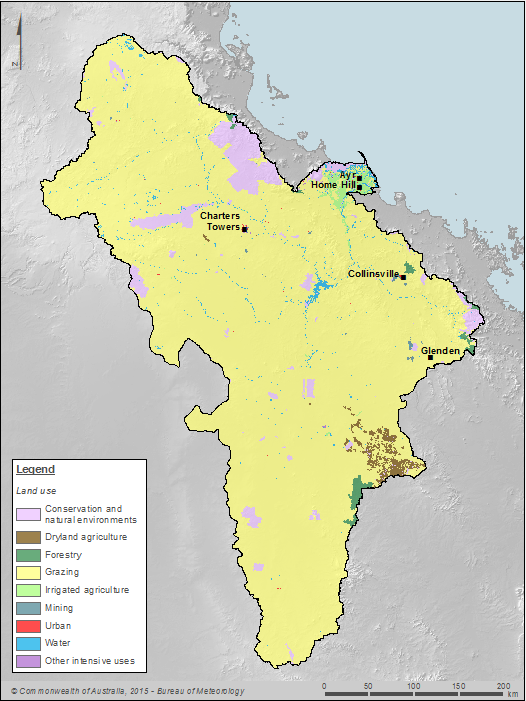Figure P3 Land use in the Burdekin region