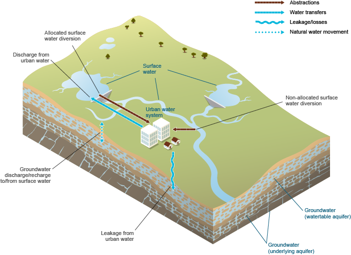 Figure 2  Schematic diagram of the between-store flows that occur within the Canberra region