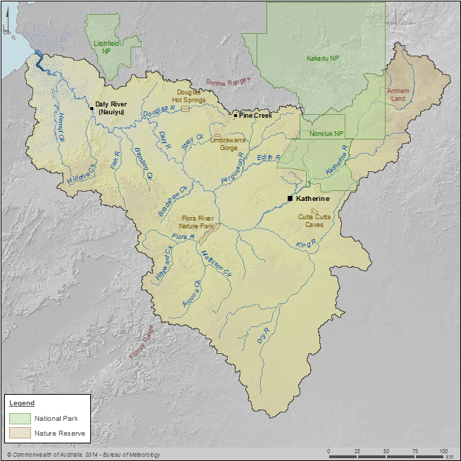 Figure P2 Contextual map of the Daly region