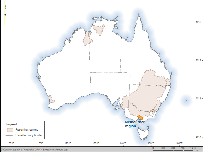Figure P1 The Melbourne region within Australia
