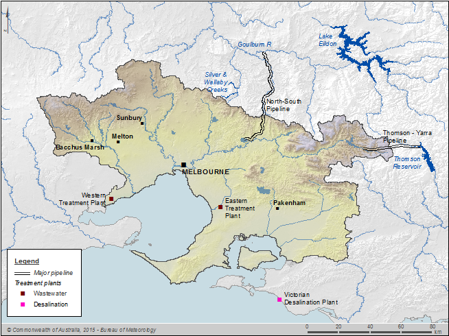 Figure P10 Melbourne's inter-regional water sources