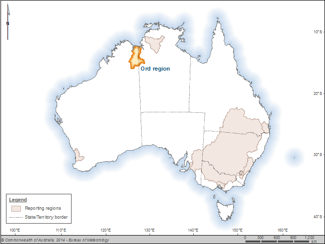 Figure P1 Location of the Ord region within Australia