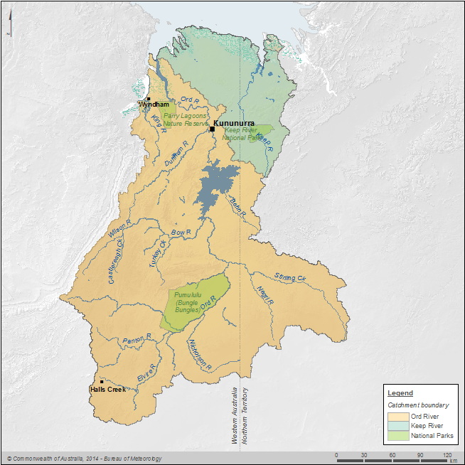 Figure P2 Contextual map of the Ord region