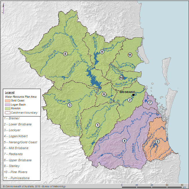 Figure P2 Contextual map of the South East Queensland region