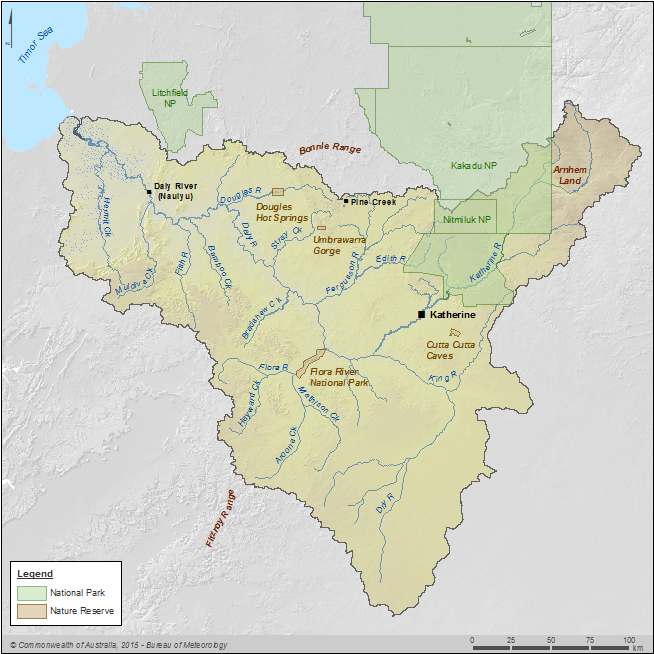 Figure C2  Contextual map of the Daly region