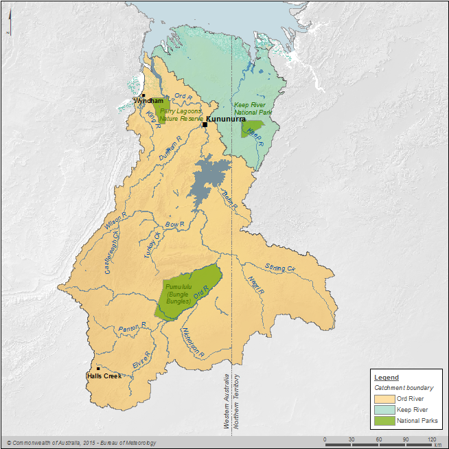 Figure C2  Contextual map of the Ord region