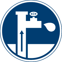 Groundwater extraction icon