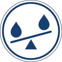Water accounting statements icon