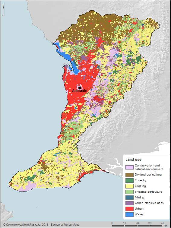 Figure R3 Land use in the Adelaide region