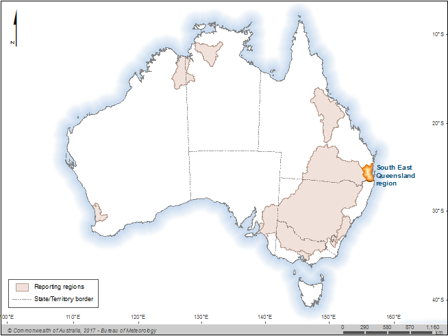 Figure R1 The South East Queensland region within Australia
