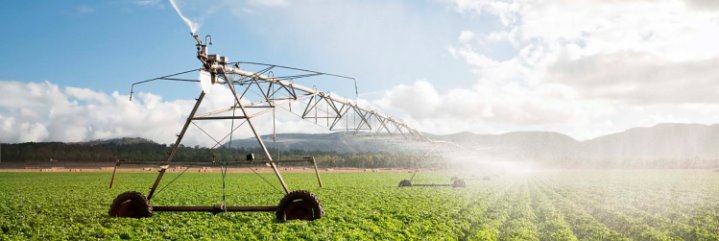 Irrigation farming. Source: istock