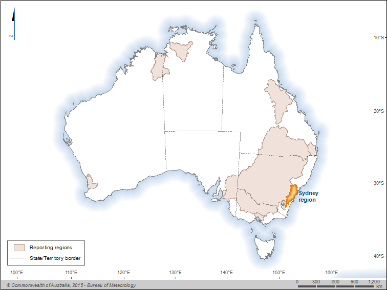 Figure C1 The Sydney region within Australia