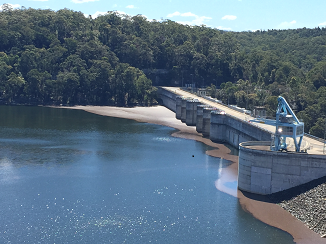 Warragamba Dam, New South Wales. Source: Bureau of Meteorology © Jayaratne Liyanage