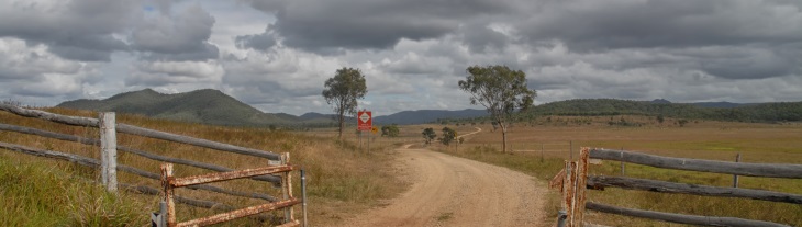Outback farm, under cloud (© iStock)