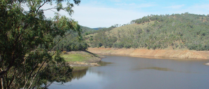 Kangaroo Creek Reservoir, SA (Bureau of Meteorology © SA Office)