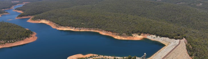 Serpentine reservoir, Perth region. Source: Water Corporation © Darryl Peroni