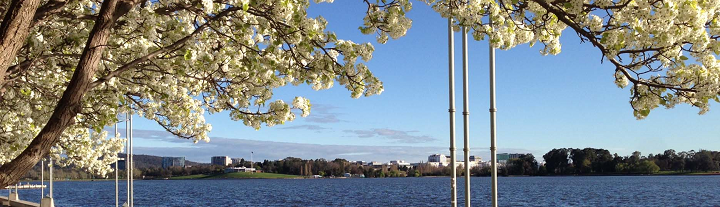 Lake Burley Griffin, Canberra region (Bureau of Meteorology © Perry Wiles)