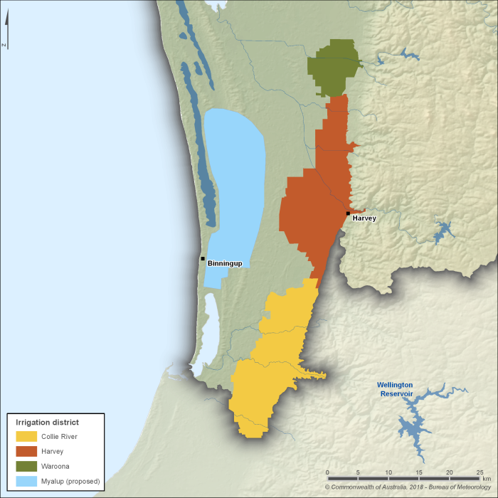 Figure C8 Proposed expansion of the Harvey Water irrigation area