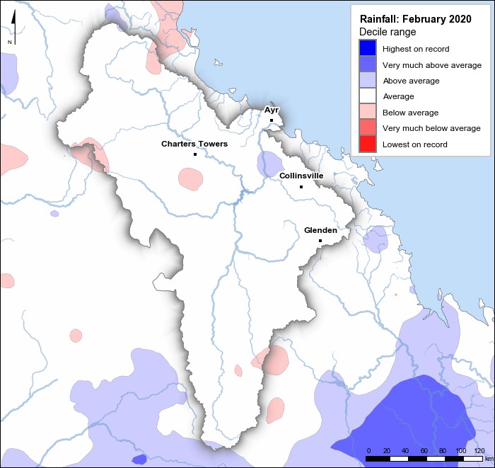 Rainfall deciles: February 2020