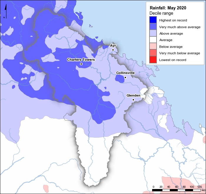 Rainfall deciles: May 2020
