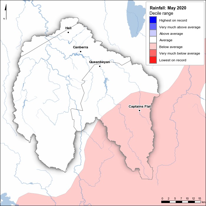 Rainfall deciles: May 2020